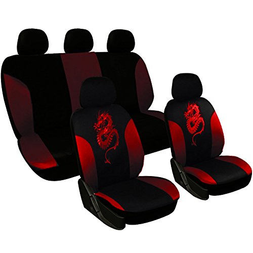 Housses Siège Voiture Renault Clio 4 - 9 Pièces Cuir, Protection Complète, Non Glissantes, Gris